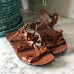 Via Spiga Leather Sandals